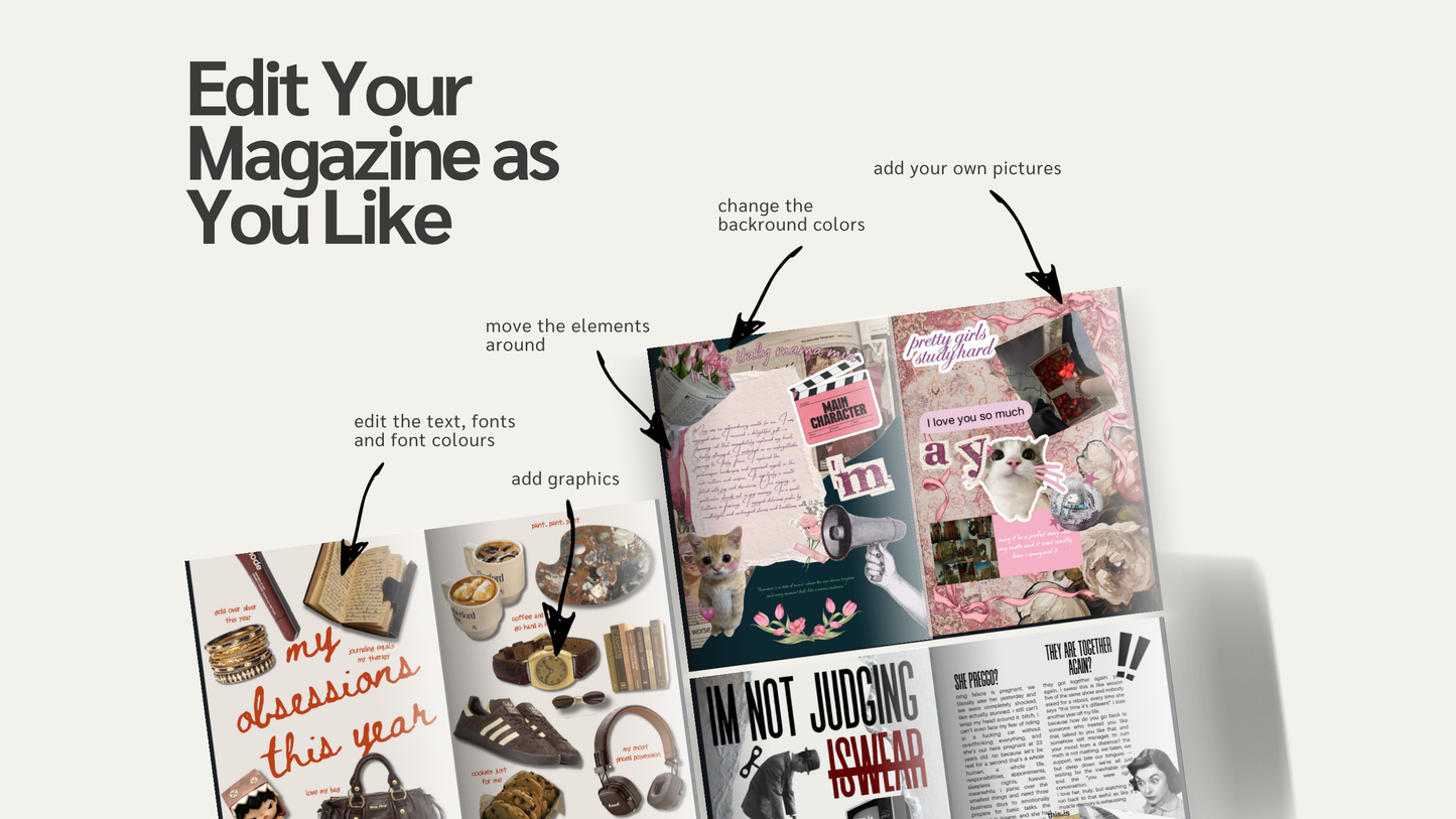 Year Recap Magazine | Journal | Scrapbook | Your Memories in one Magazine